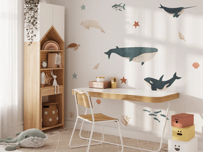 Under the Sea Wall Stickers (Peel and Stick Decals)