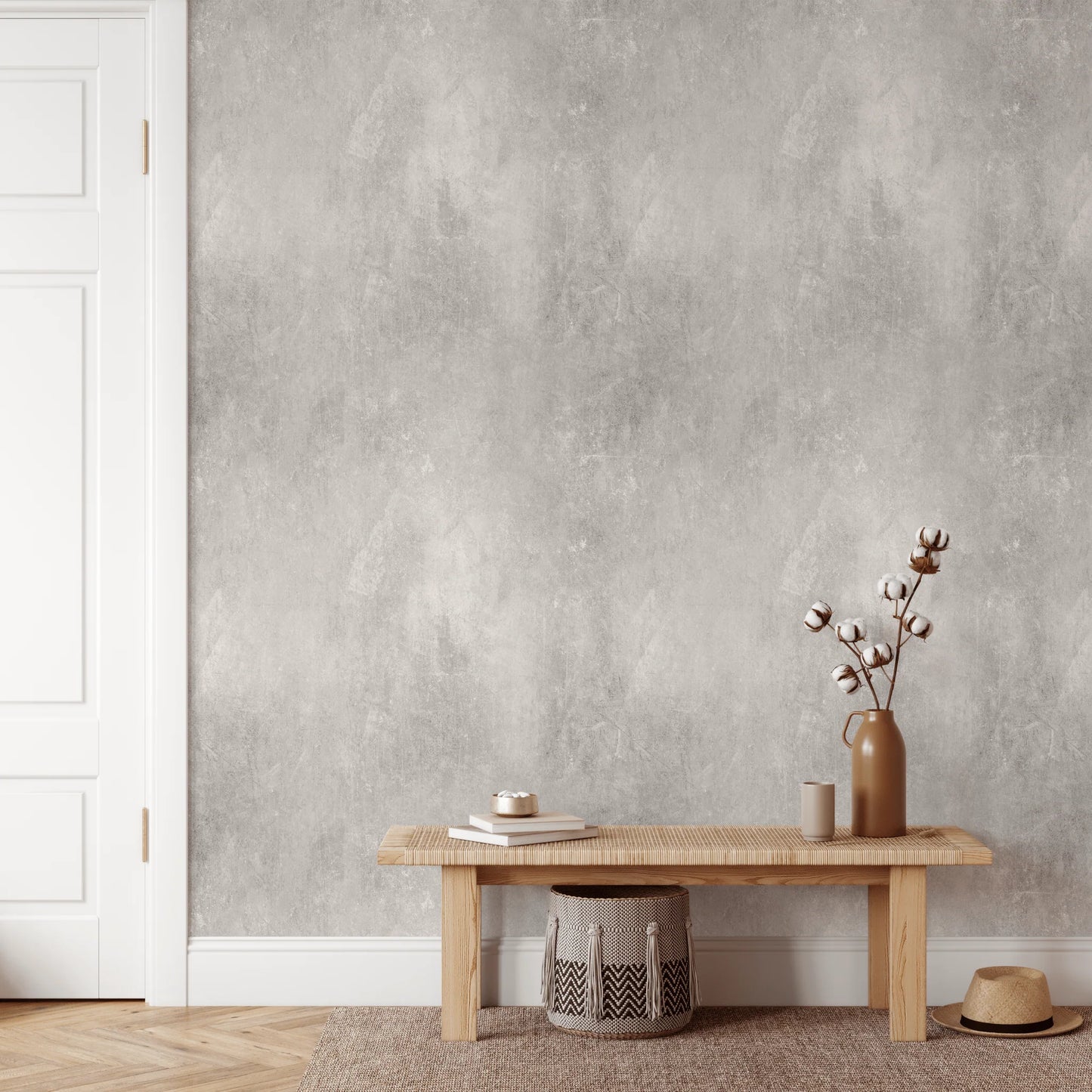 Venetian Plaster Peel and Stick Wallpaper (Cement/Concrete Style)