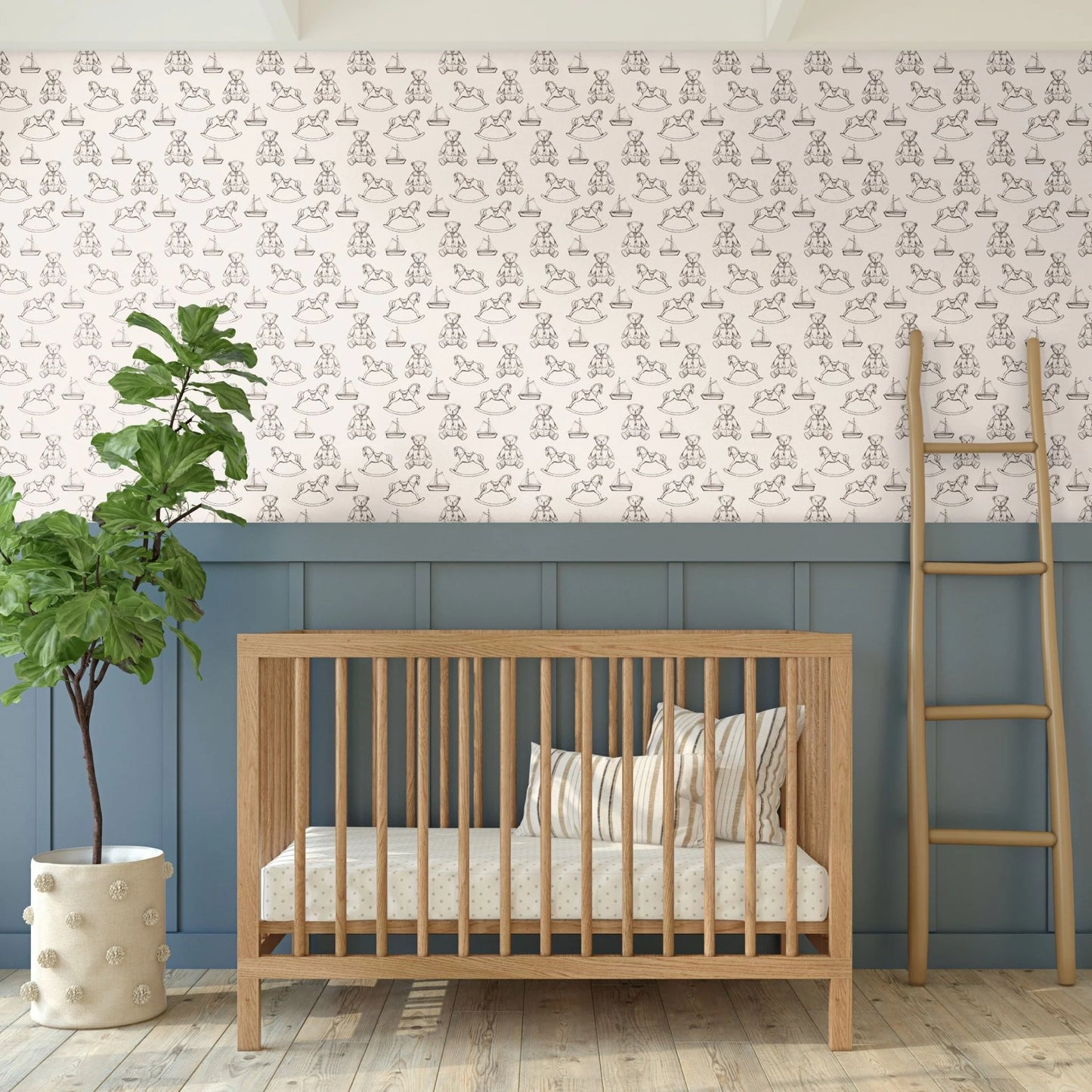 Vintage Nursery Wallpaper