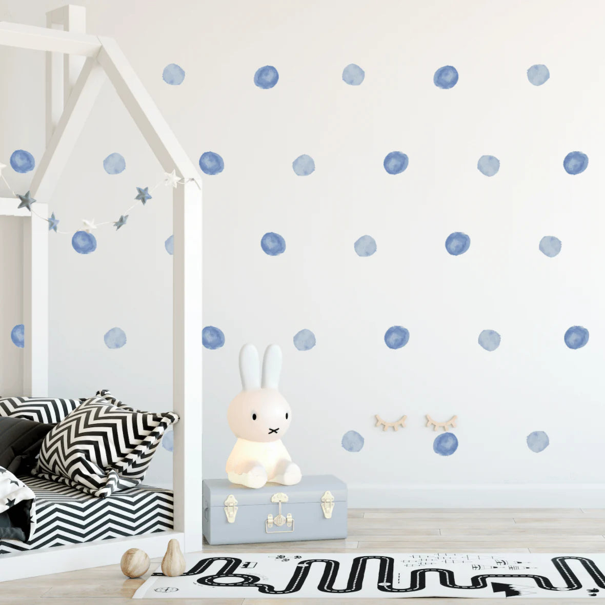 Watercolor Wall Dots