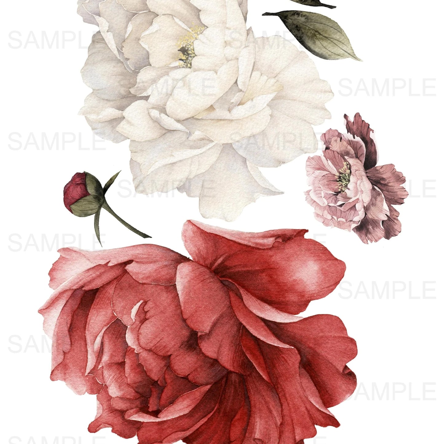 Wild Flower Floral Wall Decals