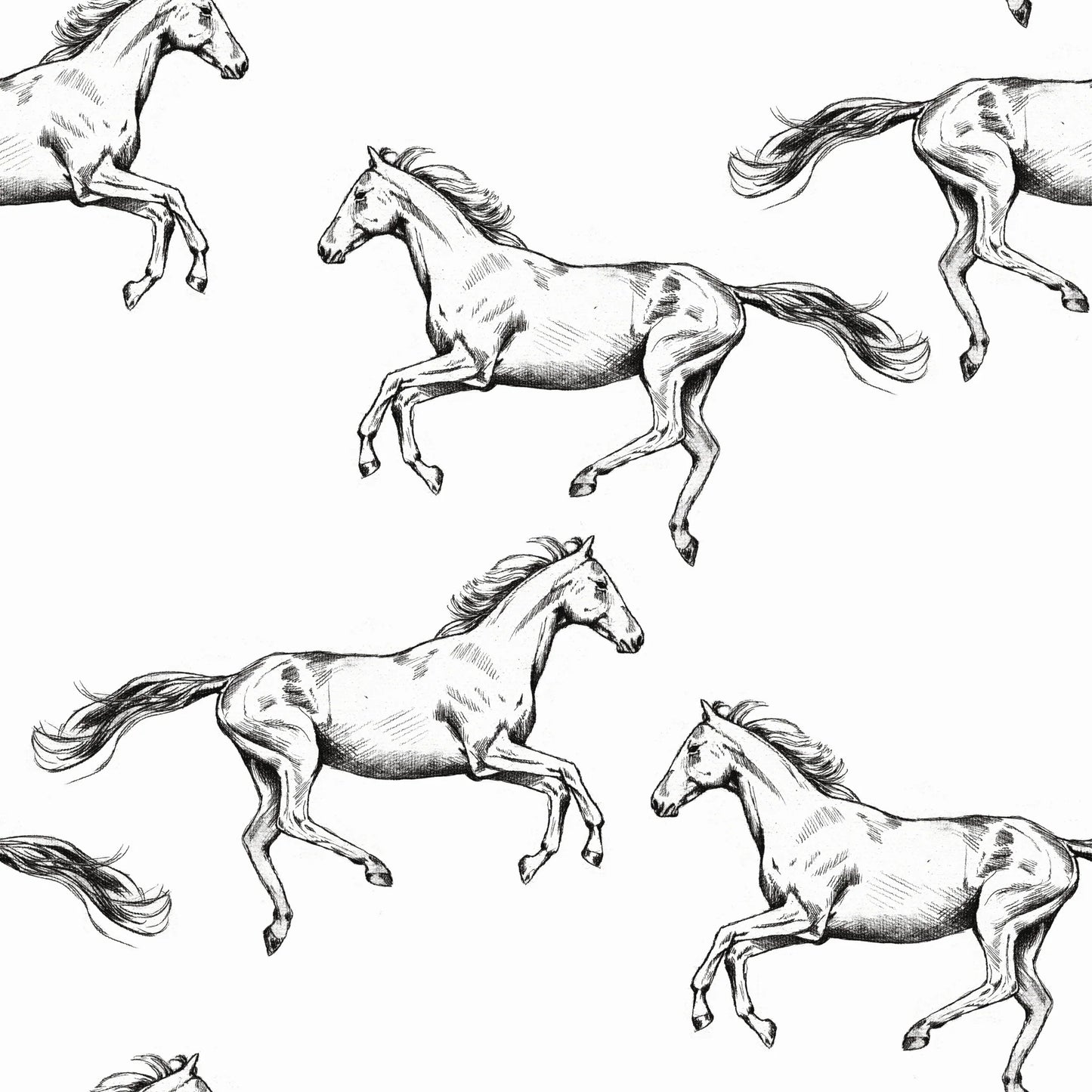Wild Horses Peel and Stick Wallpaper