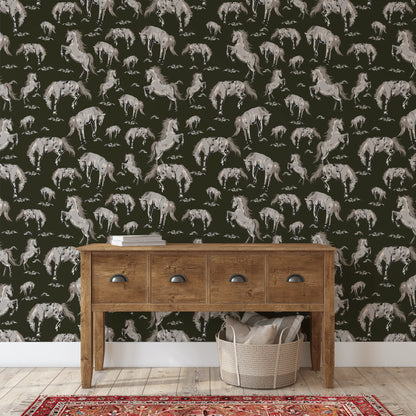 Wild Stallion Wallpaper, Peel and Stick and Removable