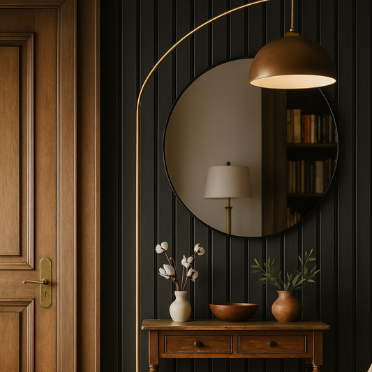 Timeless Welcome: A Classic Entryway with Character