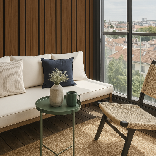 Light Woodgrain Vertical Stripes for Bright Modern Spaces