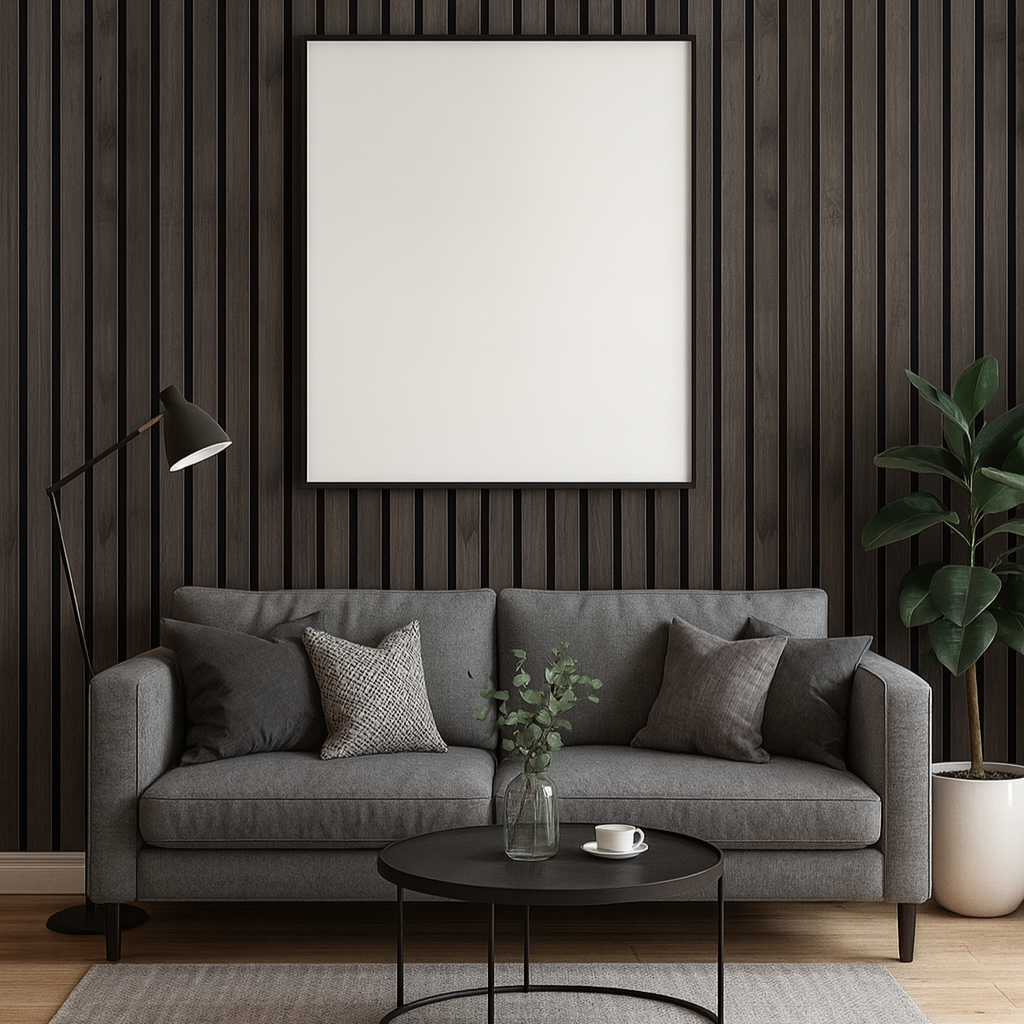 Dark Vertical Woodgrain for Sophisticated Interiors